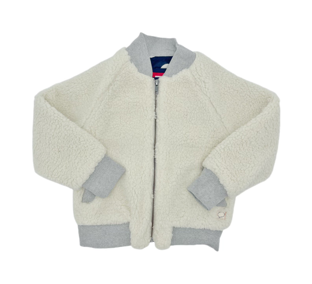 Sherpa fleece 2025 bomber jacket